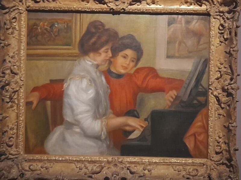 Yvonne et Christine Lerolle au piano_Renoir_Palazzo Reale